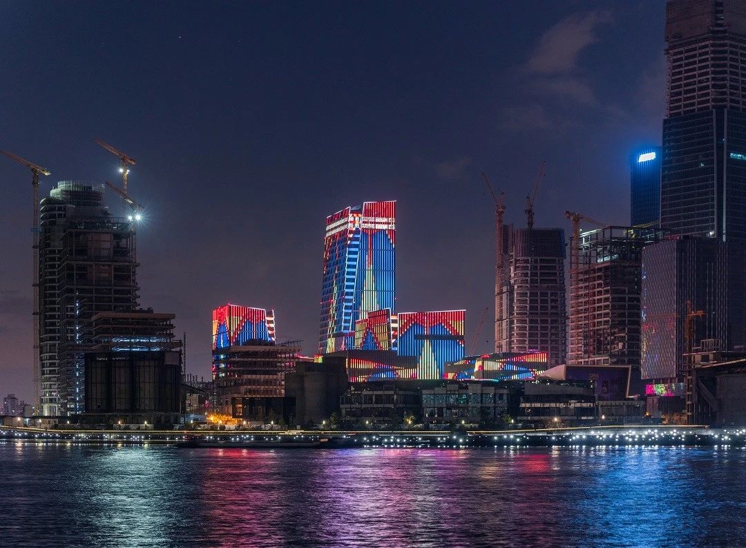 城市夜景燈光照明